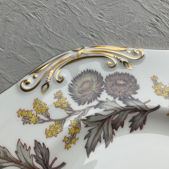 Wedgwood Bone China Lichfield Pattern Square Cake Serving Plate Vintage 1960… - Picture 7 of 9